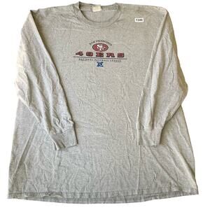 Lee Sport Men’s Long Sleeve T-shirt size 2XL, Gray, San Francisco 49ers